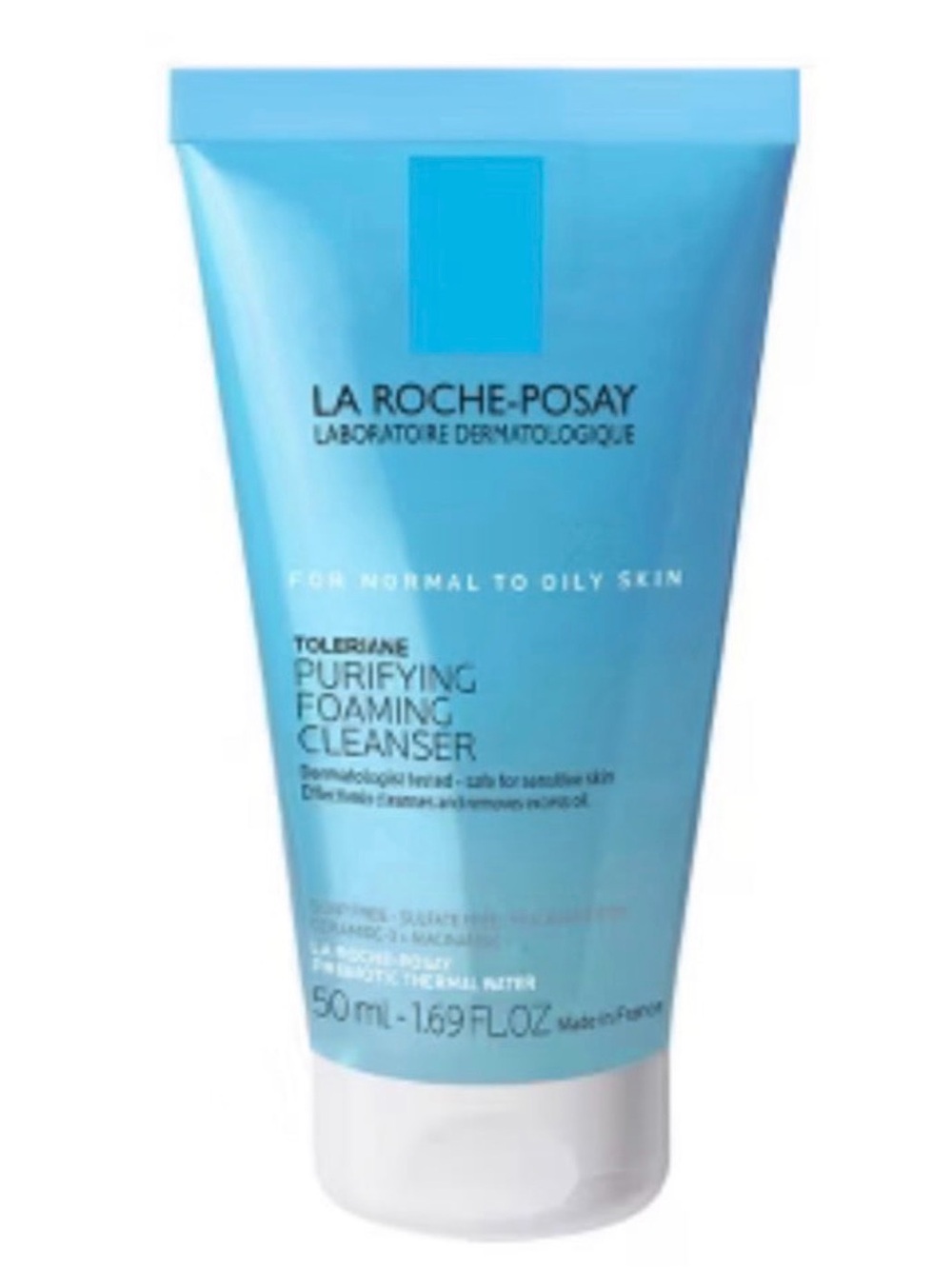 La Roche-Posay Travel Size Toleriane Cleanser Purifying Foaming 1.69oz NWOB